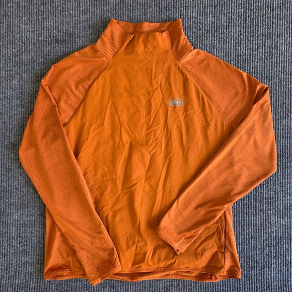 REI Other - REI Co-op Quarter Zip Pullover Long Sleeve Shirt Mens XLarge Orange